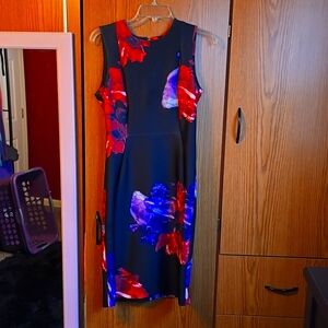 Calvin Klein Size 4 Black,Red,and Purple
